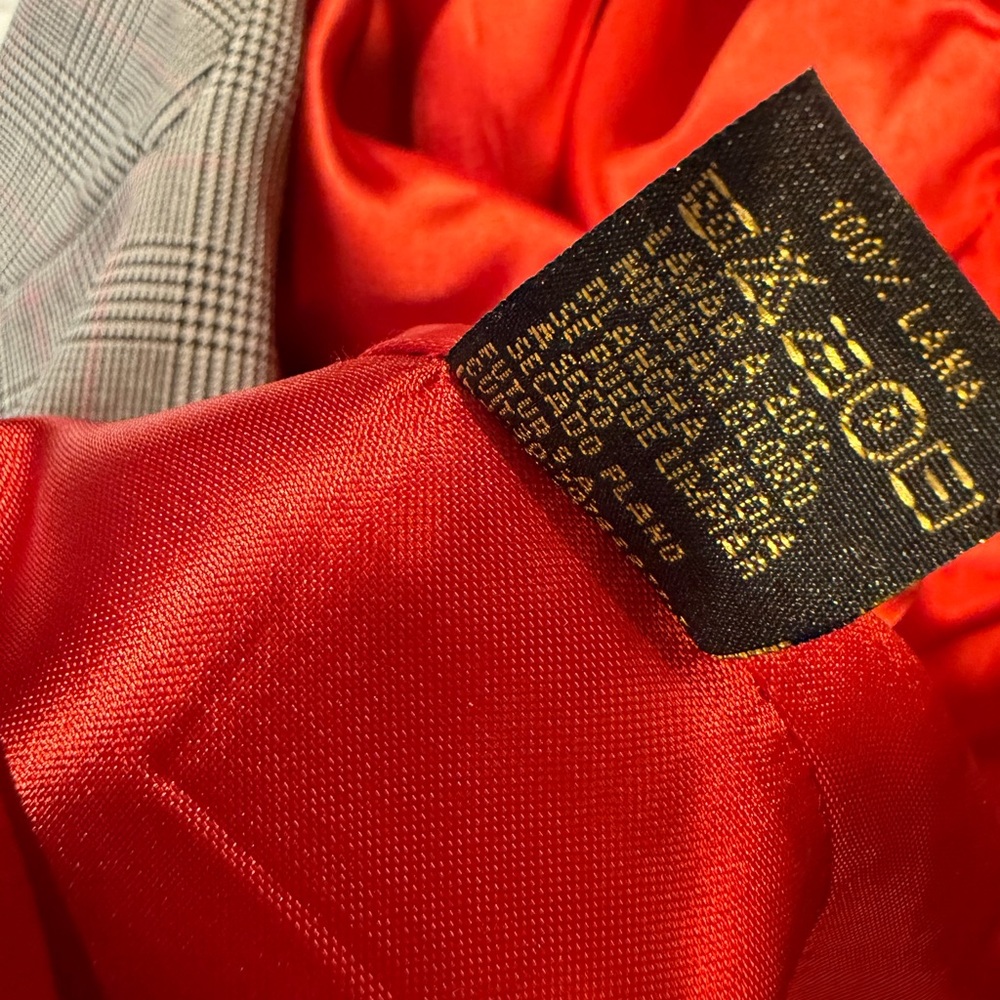 Christian Lacroix Gray Check Blazer and Trousers - Picture 5 of 11